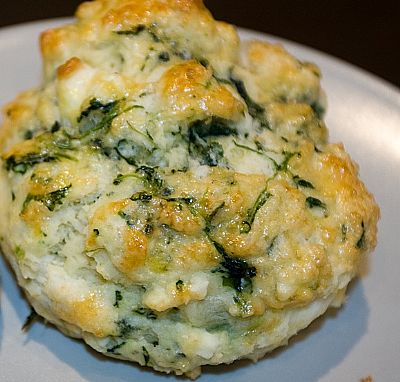 Spinach Scone