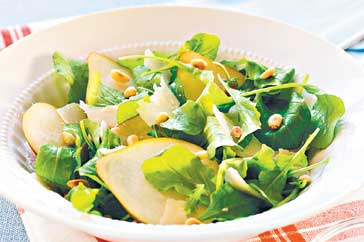 Pear and Parmessan Salad healthy food ideas