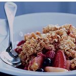 Apple and Cherry Berry Crumble - Fresh Ideas
