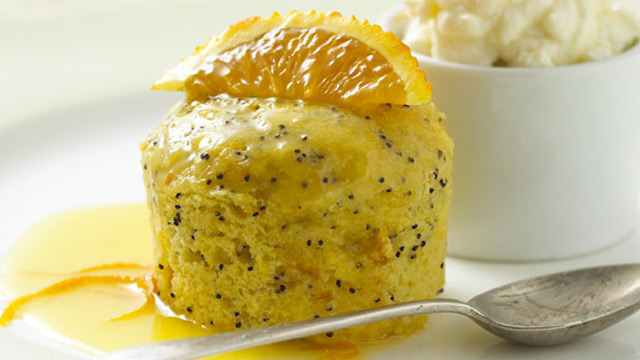 Perfect Citrus and Poppy Seed Puddings - Fresh Ideas