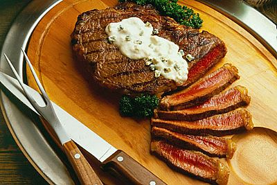 Grilled Sirloin with Duck Fat Chips - Fresh Ideas