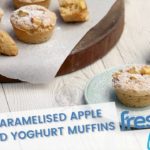Caramelised Apple and yoghurt muffins