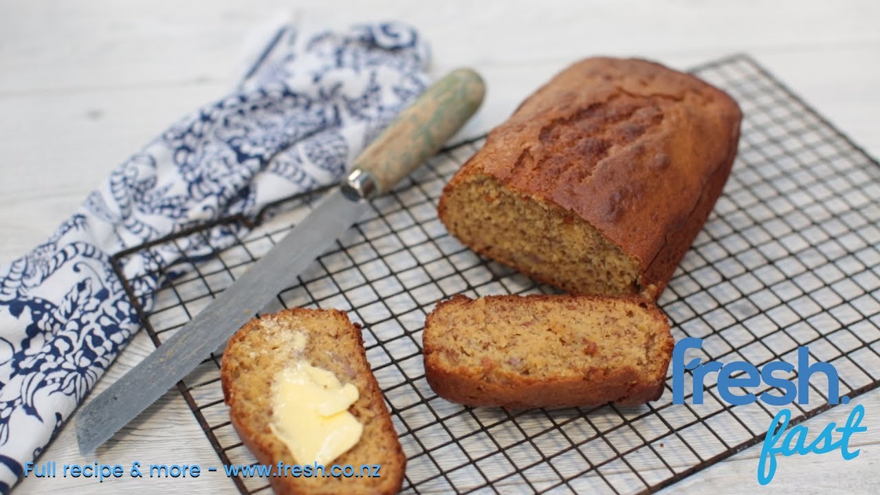 Banana Bread Recipe NZ Easiest perfect banana loaf Fresh Recipes NZ