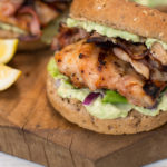 BBQ Chicken, Bacon and Avo Burgers full