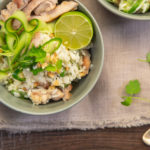 Coconut Rice and Chicken Salad
