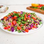 Brown Rice & Quinoa summer salad
