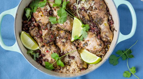 Simple Mexican Chicken Rice & Bean Bake Recipe | Recipes NZ