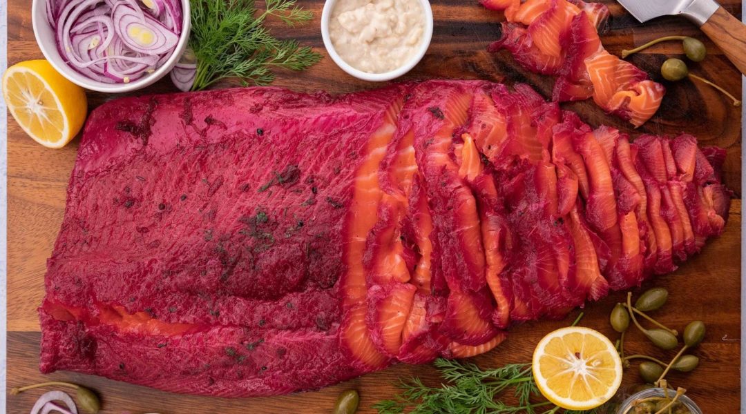 Beautiful Xmas Dill Beetroot Salmon Gravlax Fresh Recipes Nz