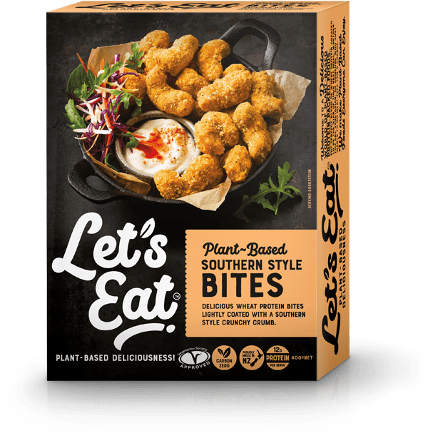 June Must-Haves 2023 - packet of Let's Eat Southern Style Bites - plant-based food