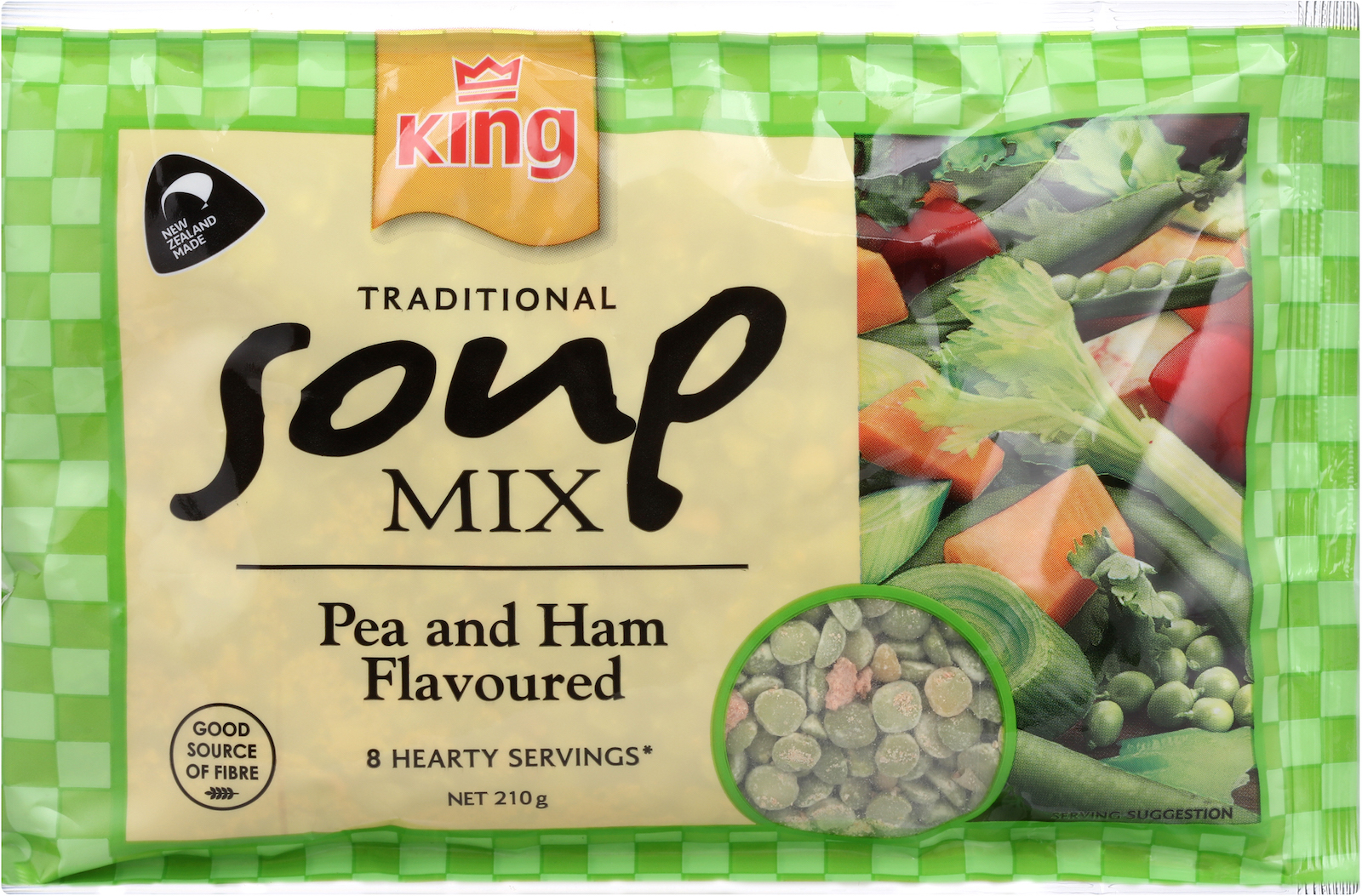 Packet of Pea and Ham King Soup mix