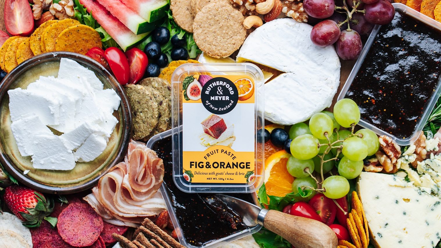 Best of summer with Fig & orange paste on a grazing platter